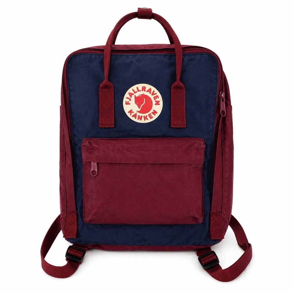 Fjallraven Kanken 23510 Classic Pack Small One Size Royal Blue/Ox Red Backpack